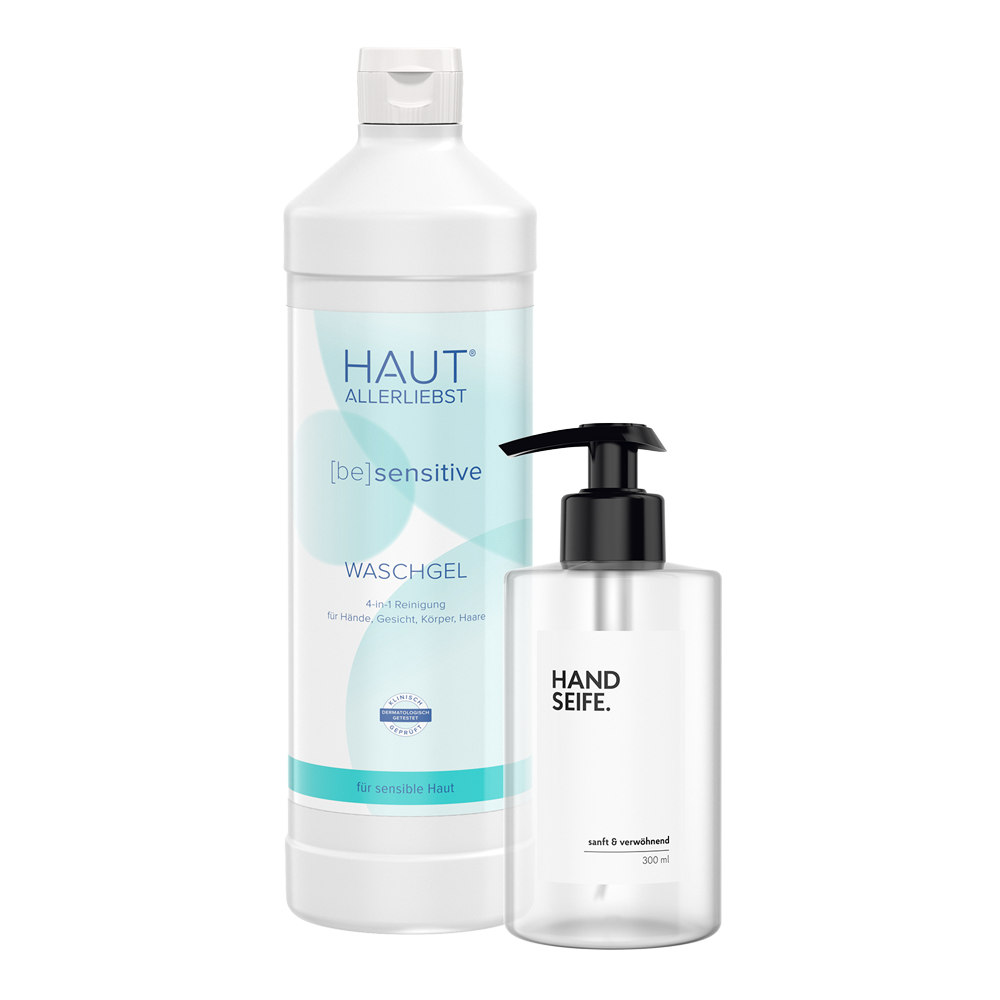 haka-4in1-waschgel-1-l-seifenspender-300-ml image 1