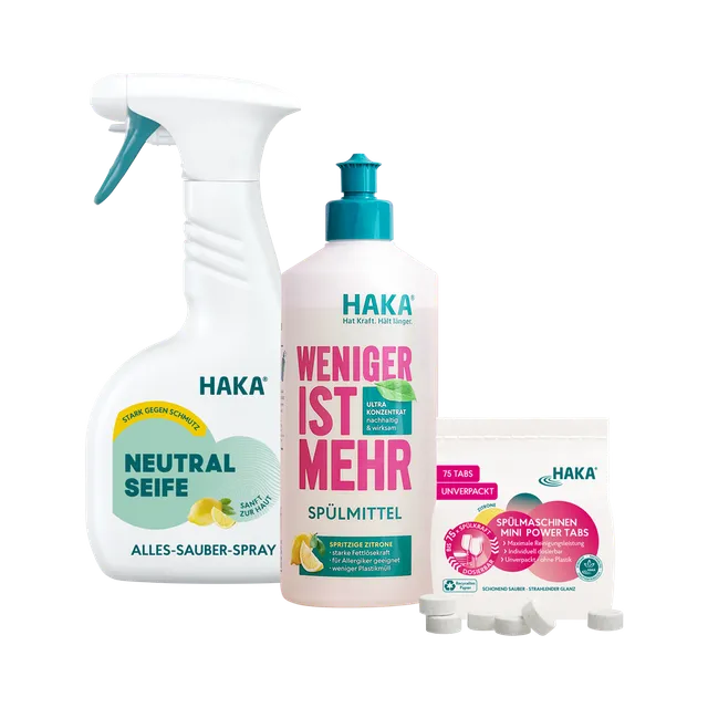 haka-k-chen-geschirr-starter-set-spray-sp-lmittel-tabs image 1