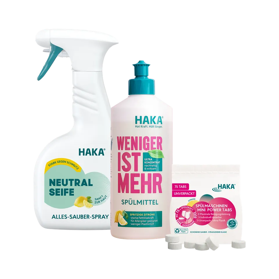 haka-k-chen-geschirr-starter-set-spray-sp-lmittel-tabs image 1