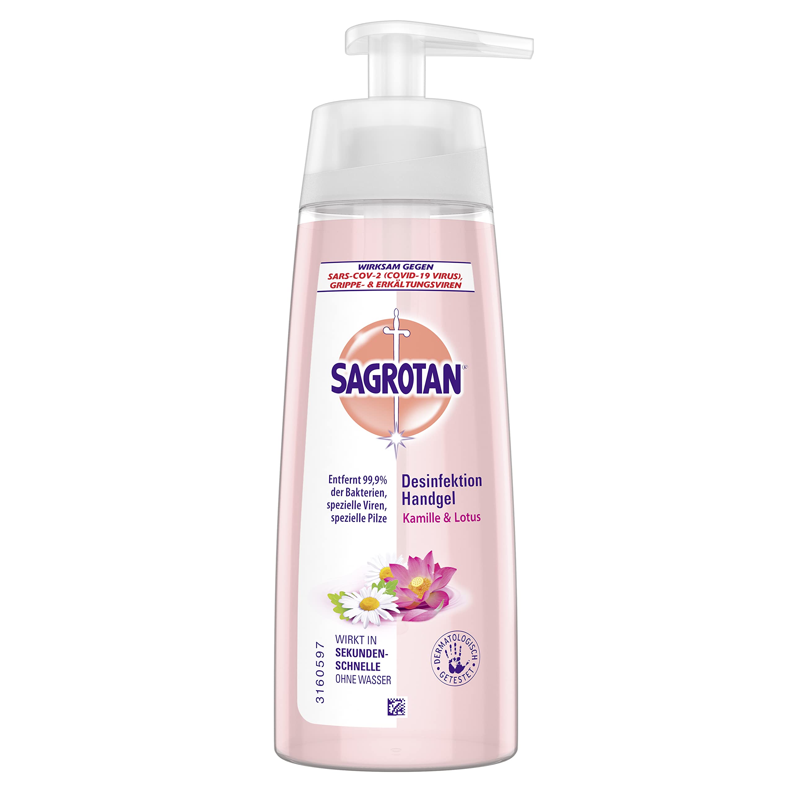 sagrotan-hand-desinfektionsgel-kamille-lotus-200ml-spender image 2