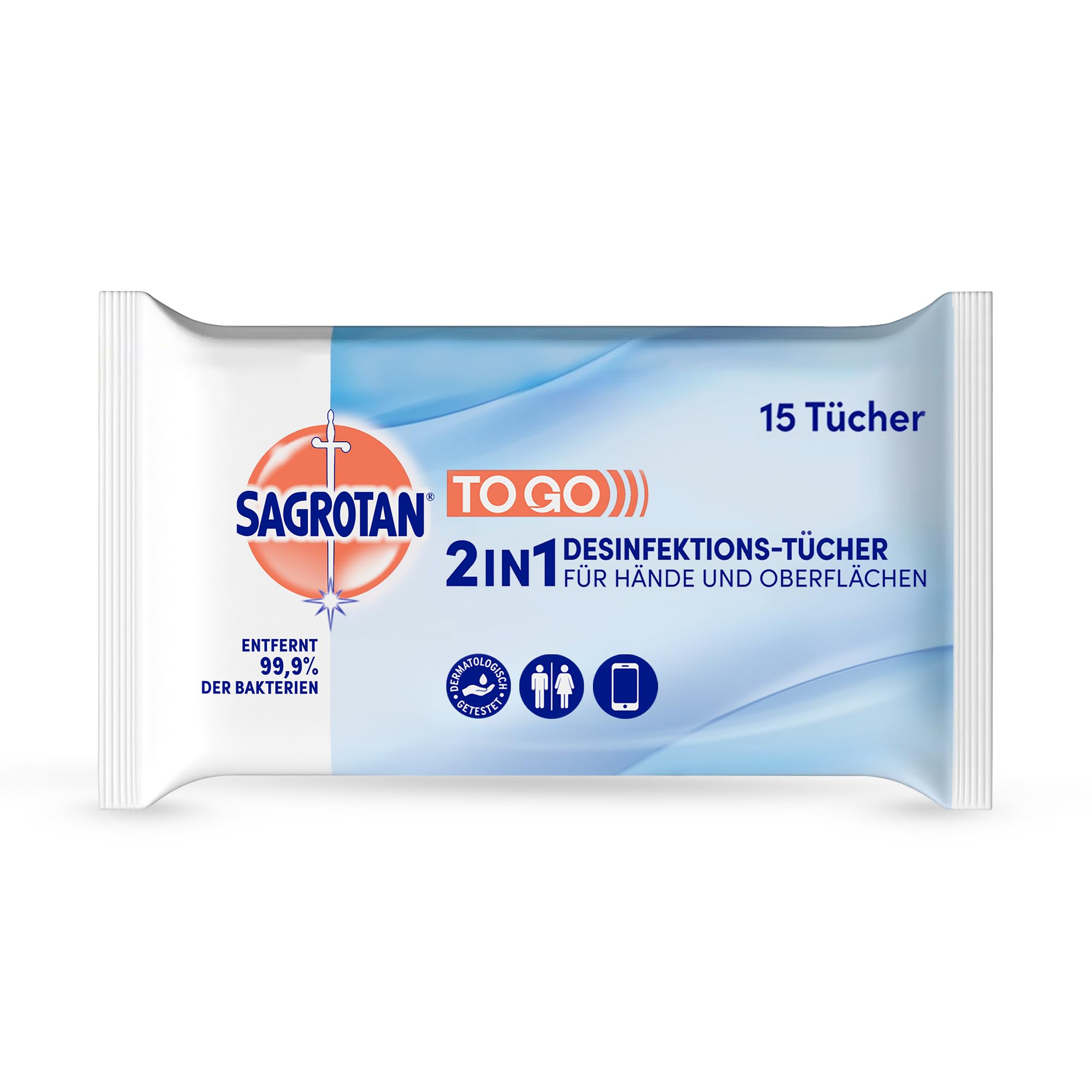 sagrotan-2in1-desinfektionst-cher-h-nde-oberfl-chen-15-st-ck image 1
