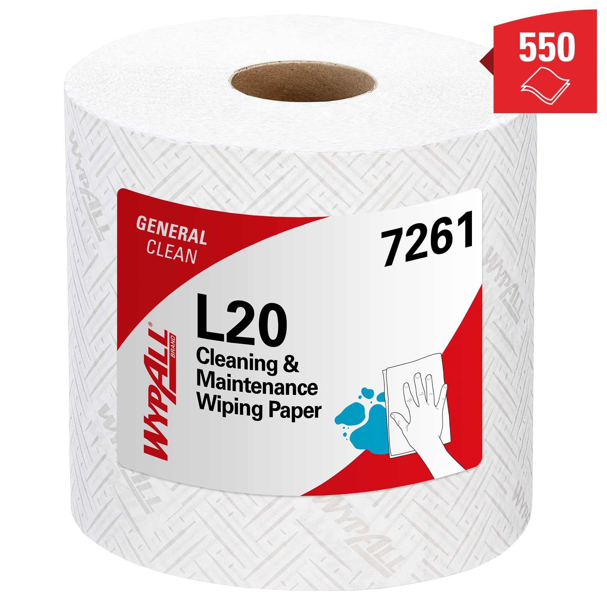 wypall-l20-general-clean-7261-centerfeed-rollen-6x550-t-cher-2-lagig-wei image 4
