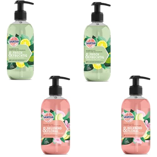 sagrotan-handseife-mix-pack-4-x-300-ml-frisch-und-fruchtig-floral image 2