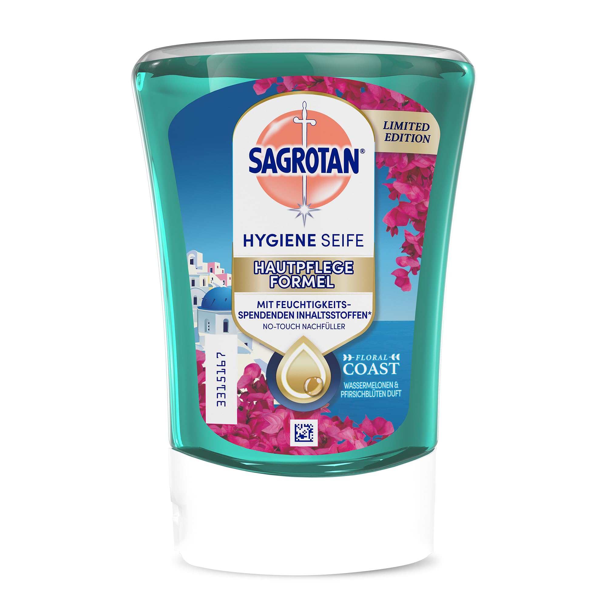 sagrotan-no-touch-nachf-ller-floral-coast-5-x-250-ml-handseife image 2