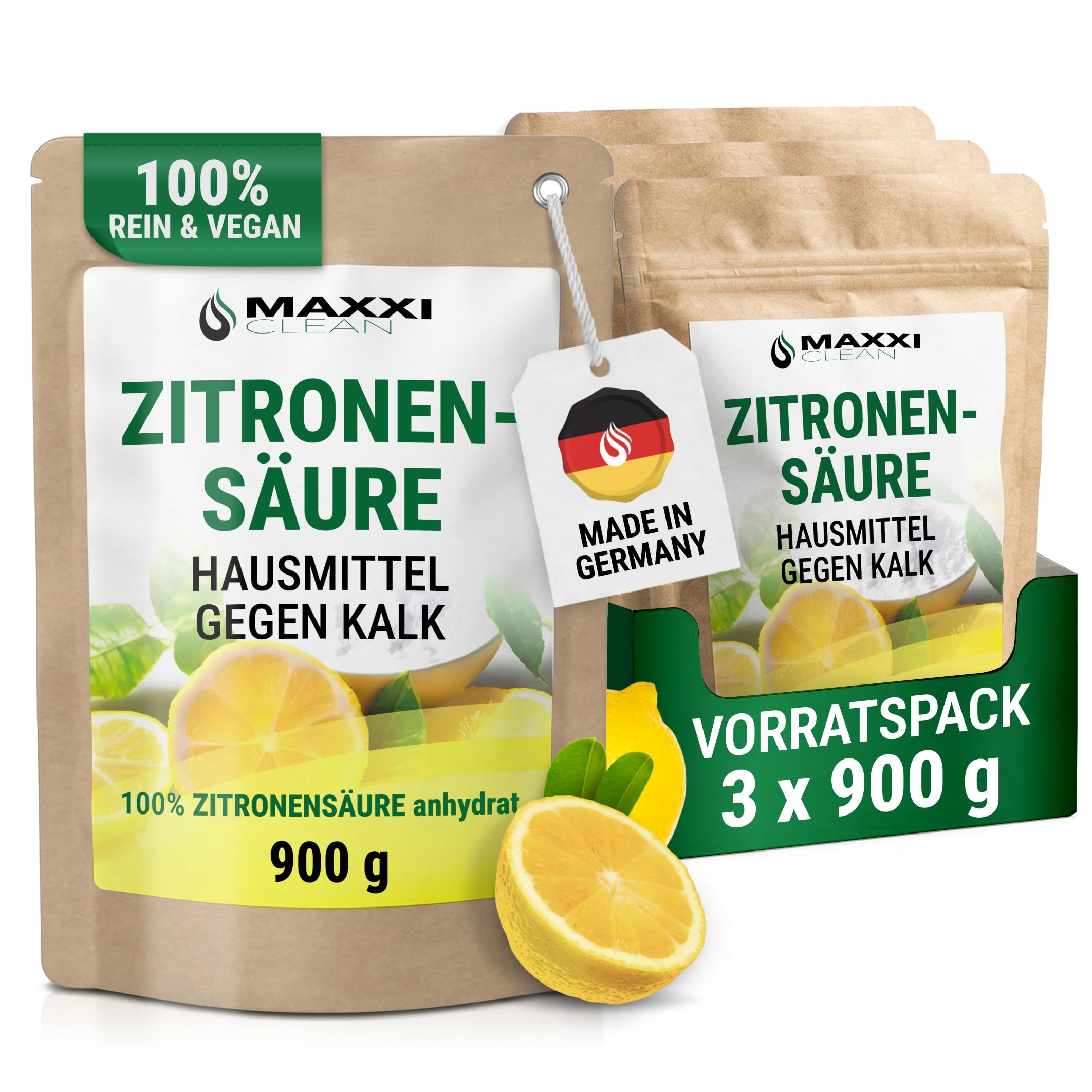 maxxi-clean-zitronens-ure-pulver-lebensmittelqualit-t-3-x-900-g image 1