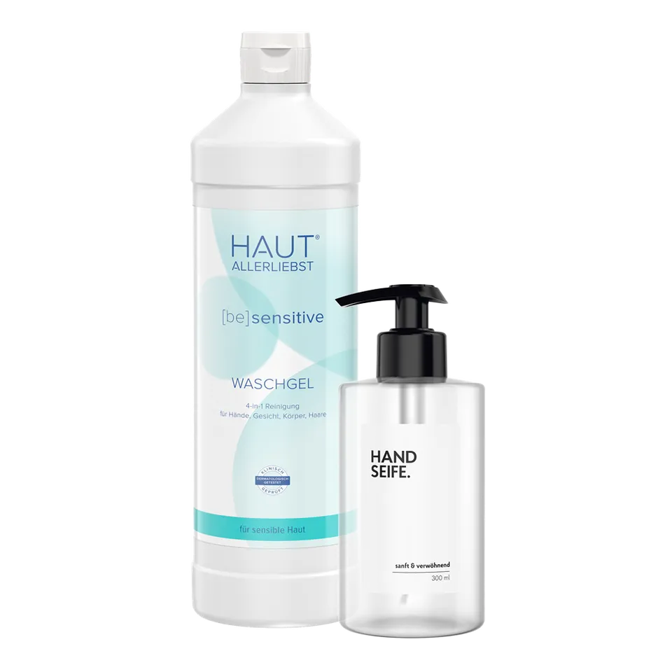 haka-4in1-waschgel-1-l-seifenspender-300-ml image 1
