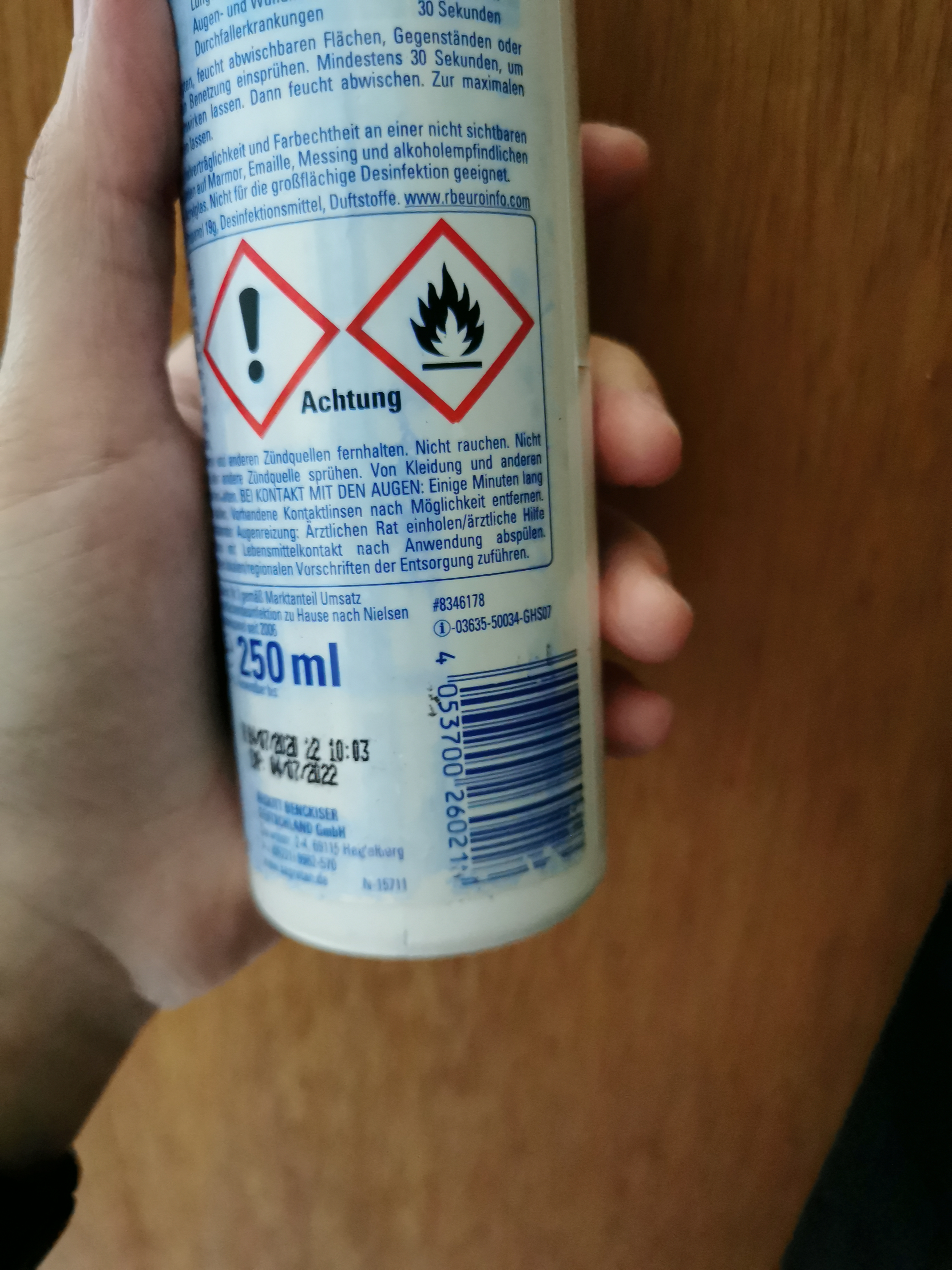 Pumpe bei einer Flasche defekt