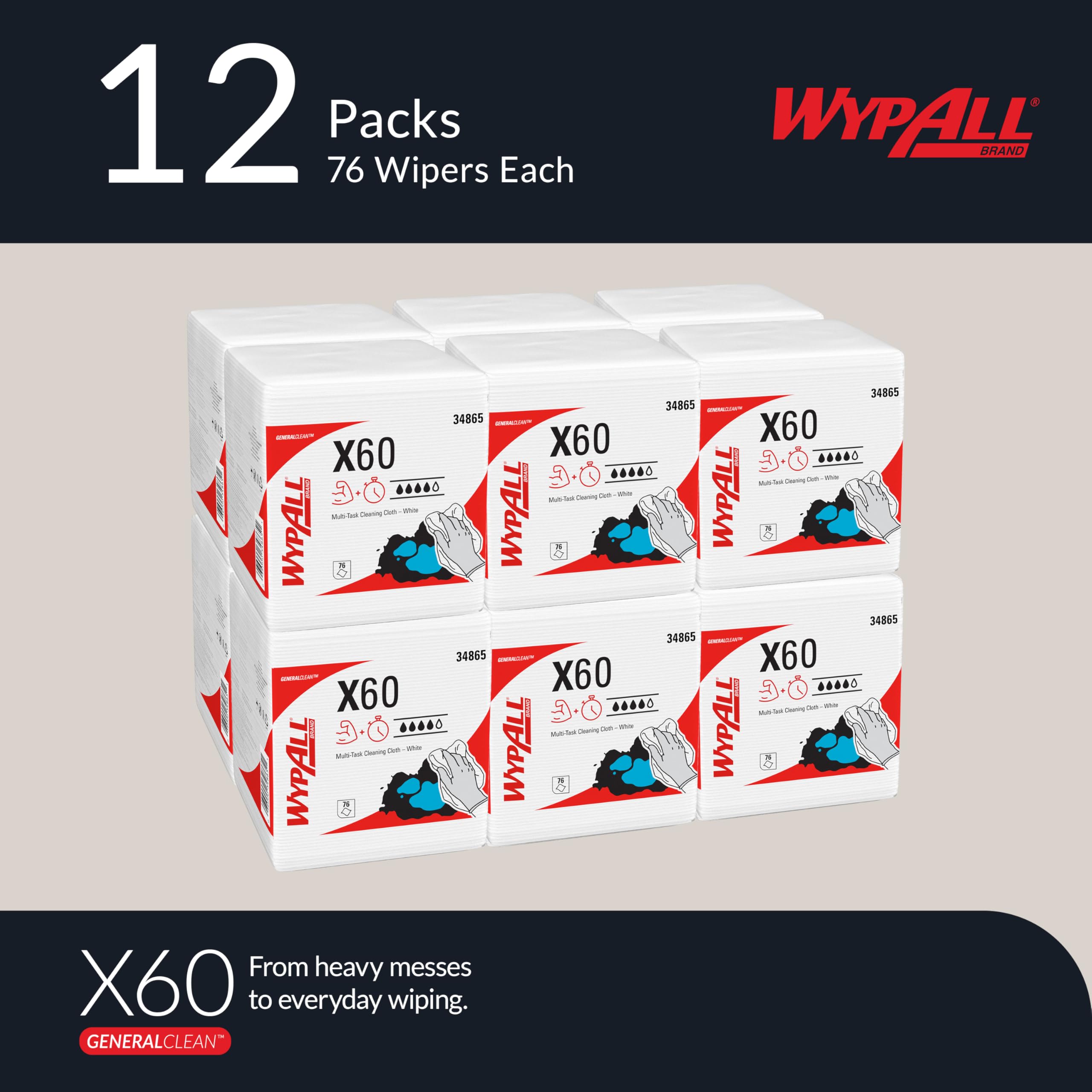 wypall-x60-reinigungst-cher-6034-wei-12-x-76-t-cher image 2