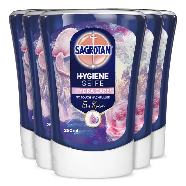 sagrotan-no-touch-nachf-ller-eis-rose-5x250ml-handseife image 1