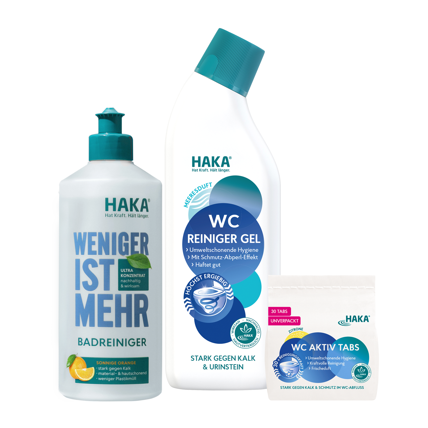 haka-set-bad-wc-frische-orangenduft-475-ml-wc-tabs-zitrone image 1