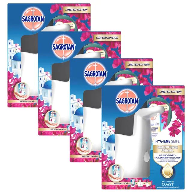 sagrotan-no-touch-starter-set-4-ger-te-4-x-250-ml-floral-coast image 1
