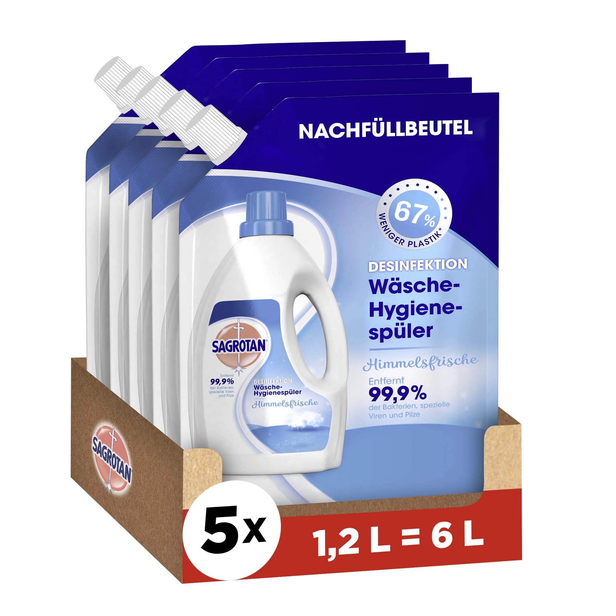 sagrotan-w-sche-hygienesp-ler-himmelsfrische-nachf-ller-5-x-1-2-l image 1