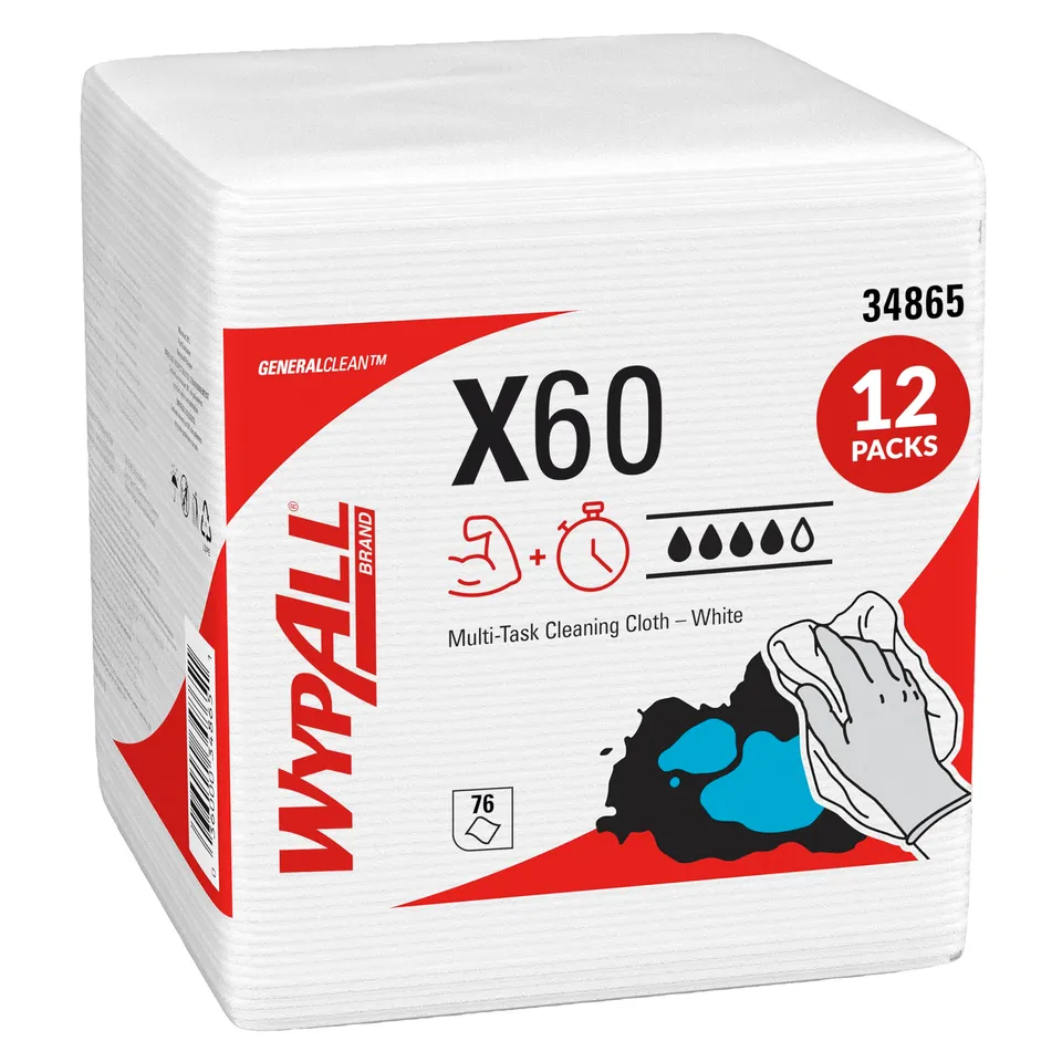 wypall-x60-reinigungst-cher-6034-wei-12-x-76-t-cher image 1