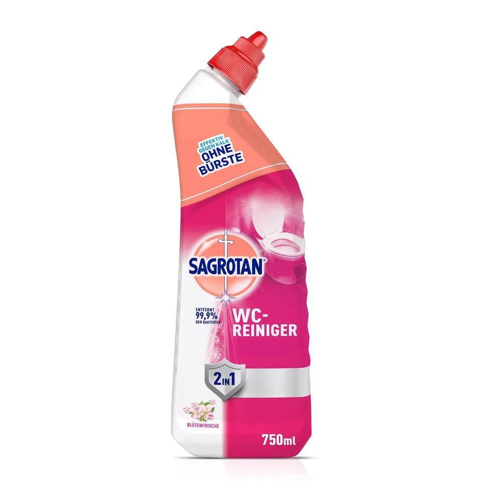 sagrotan-wc-reiniger-bl-tenfrische-750ml-2in1 image 1