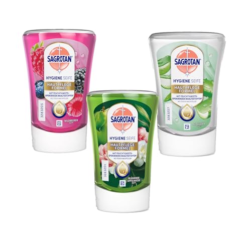 sagrotan-no-touch-nachf-ller-3x250-ml-aloe-vera-apfel-jasmin-brombeere image 2