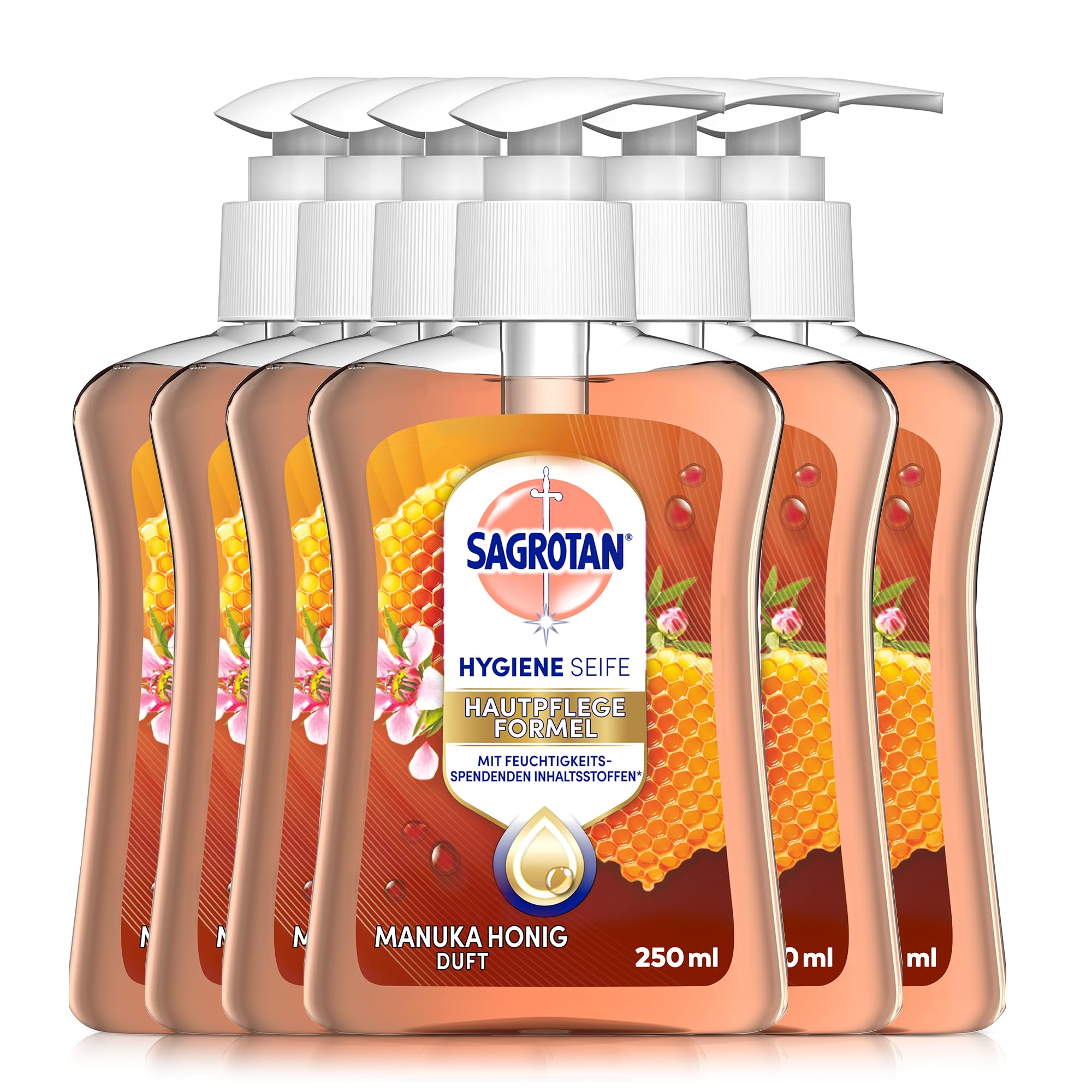 sagrotan-handseife-manuka-honig-6-x-250-ml image 1