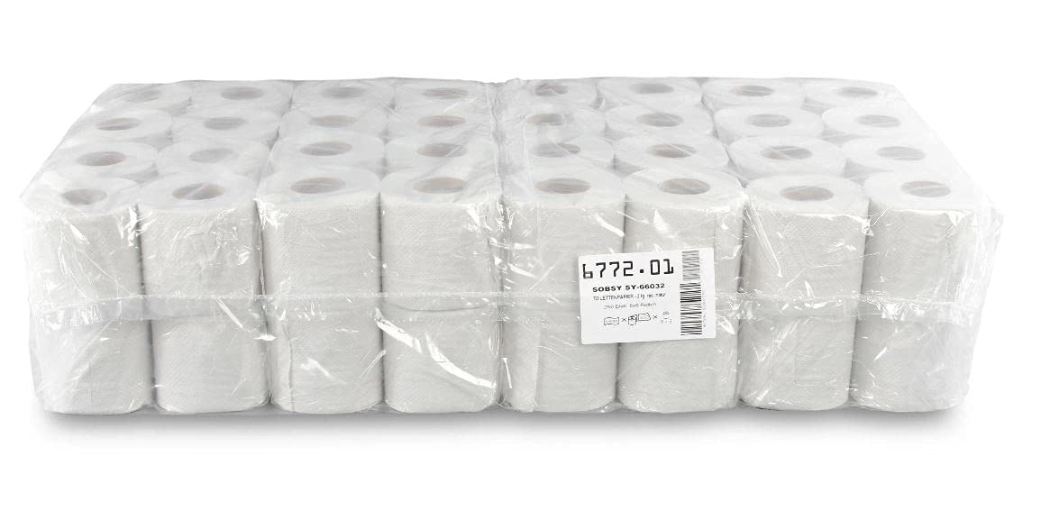 sobsy-toilettenpapier-2-lagig-recycling-natur-64-rollen-x-250-blatt image 1