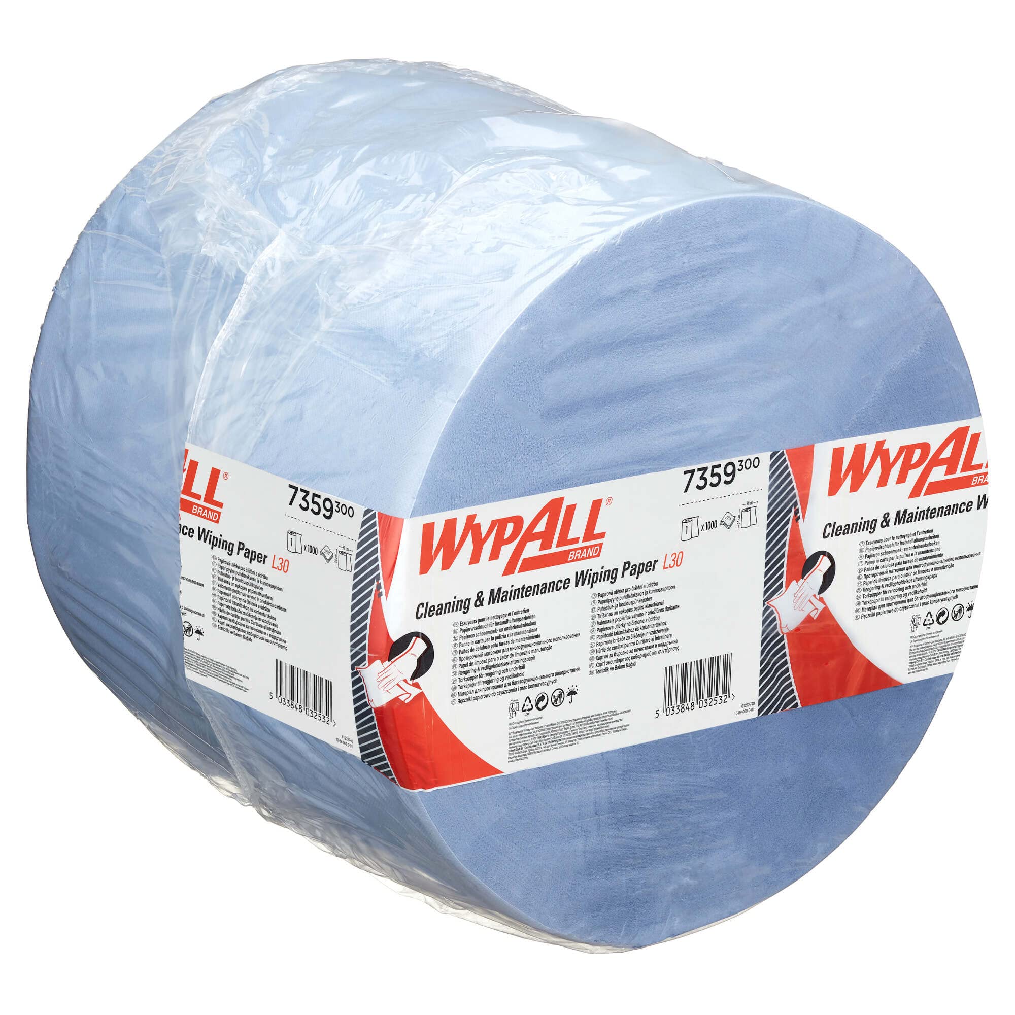 wypall-l30-reinigungst-cher-blau-3-lagig-jumborolle-mit-1000-t-chern image 1