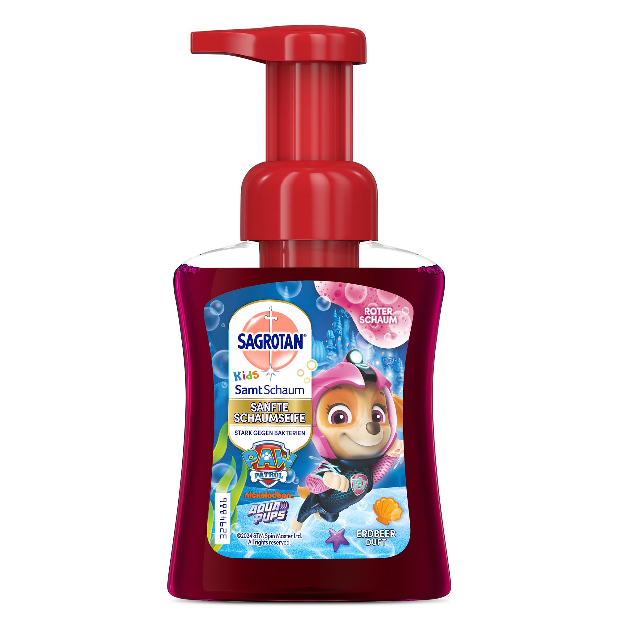sagrotan-kids-samt-schaumseife-erdbeere-paw-patrol-6-x-250-ml image 2