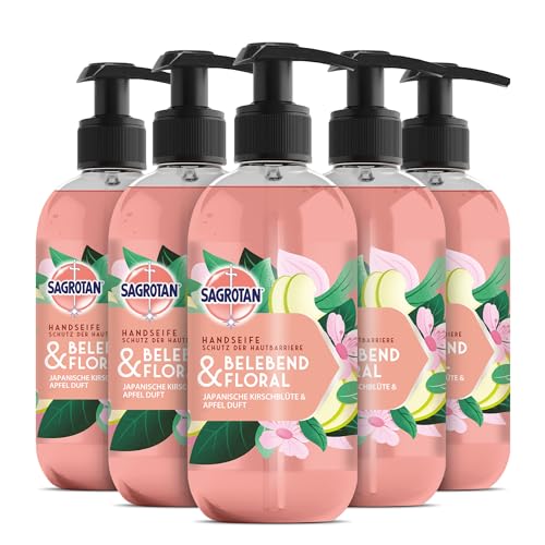 sagrotan-hygieneseife-belebend-und-floral-fl-ssigseife-5x300-ml image 8