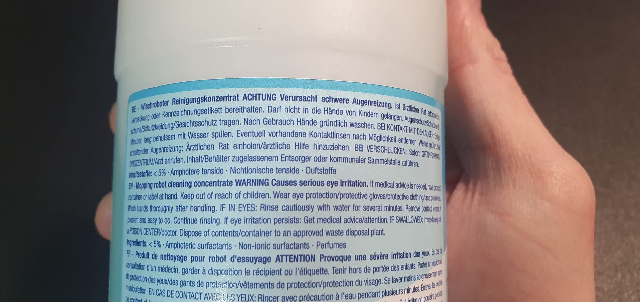 Gute Reinigungsleistung