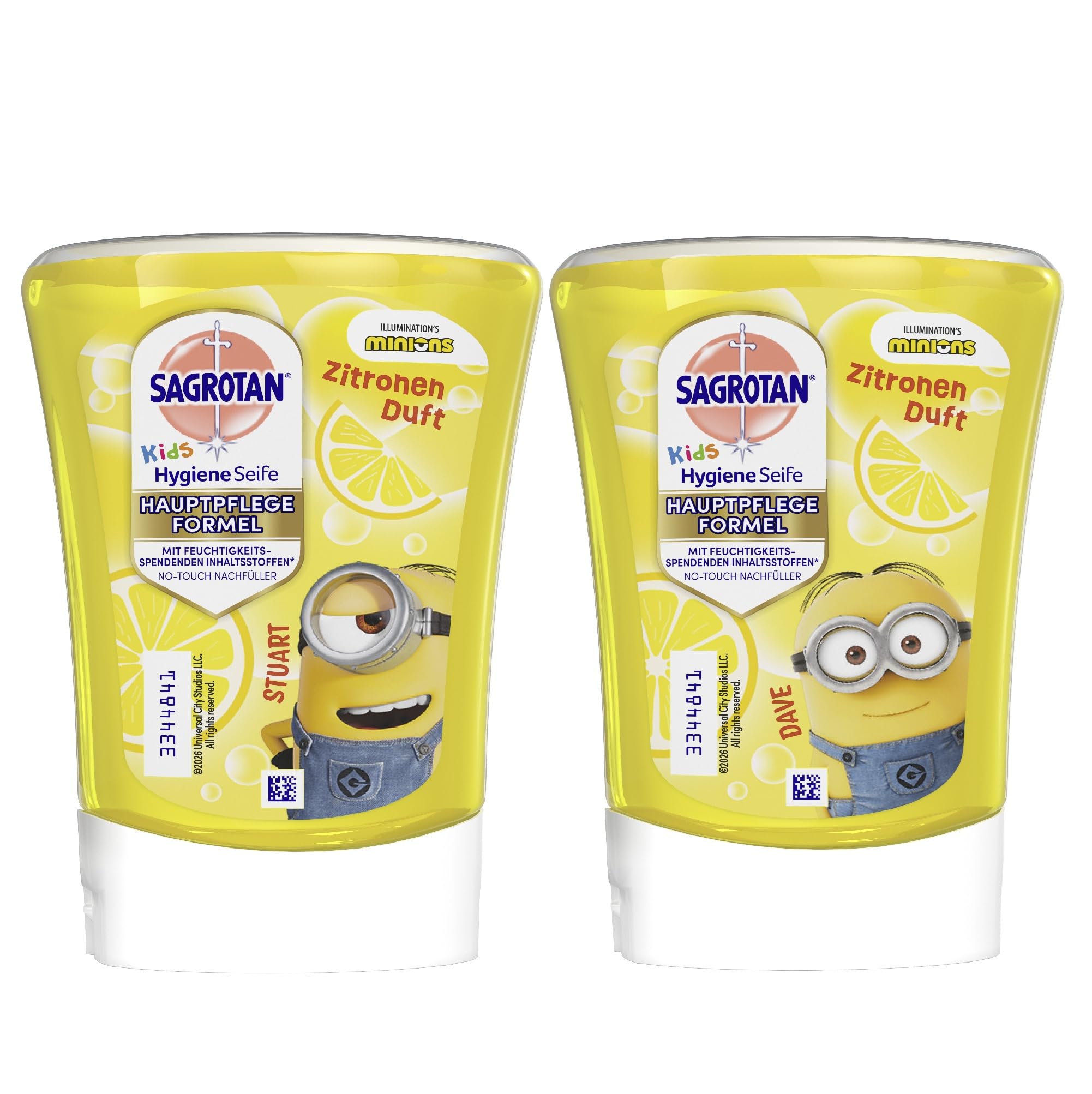 sagrotan-kids-no-touch-nachf-ller-zitrone-minions-5-x-250-ml image 2