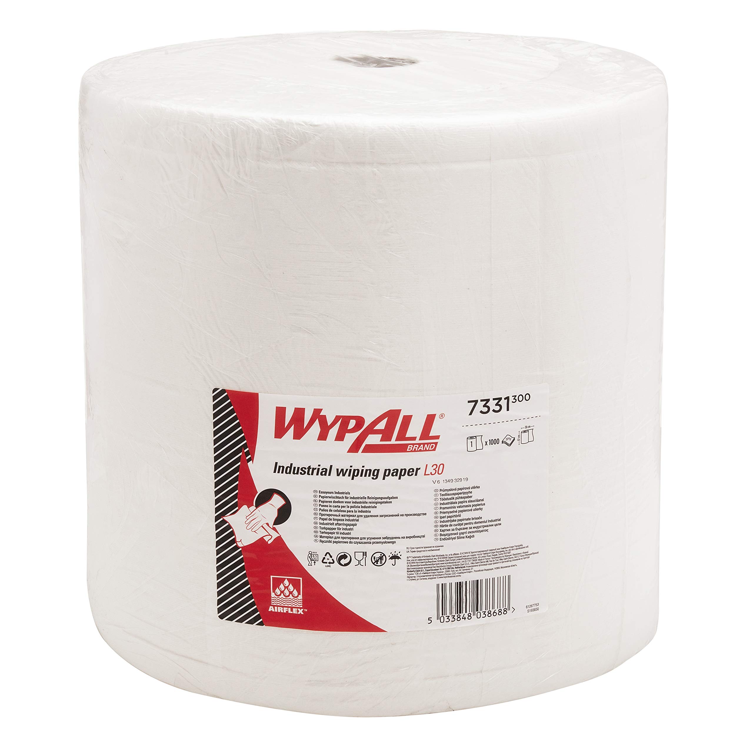 wypall-generalclean-l30-reinigungst-cher-7331-rolle-1000-t-cher image 1