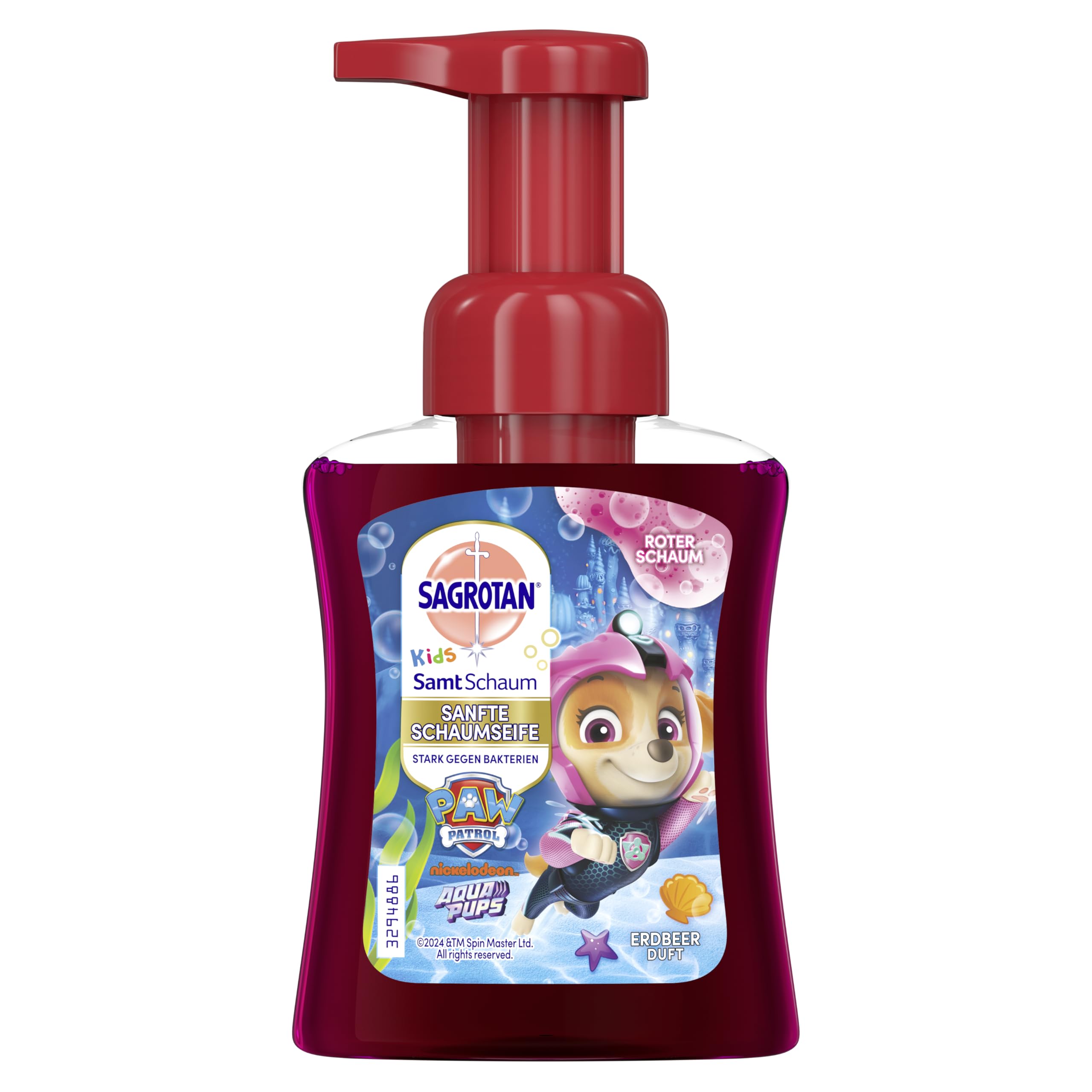 sagrotan-no-touch-kids-schaumseife-set-erdbeere-aloe-vera-2-x-250-ml image 1