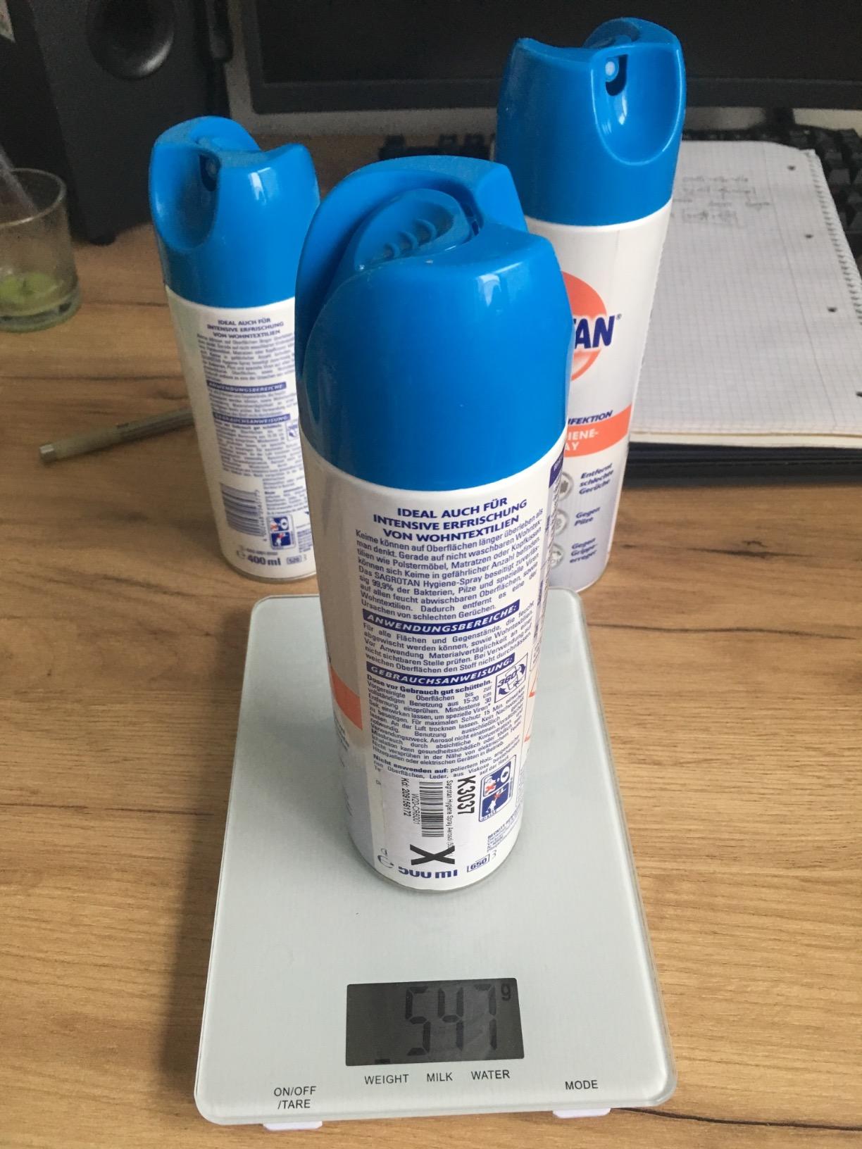 Hat bei uns Flecken gemacht