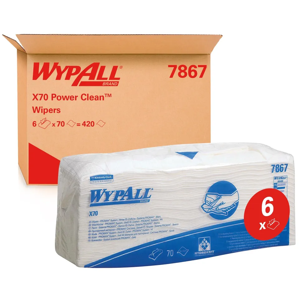 wypall-x70-t-cher-7867-70-wei-e-1-lagige-wischt-cher-gefaltet image 1