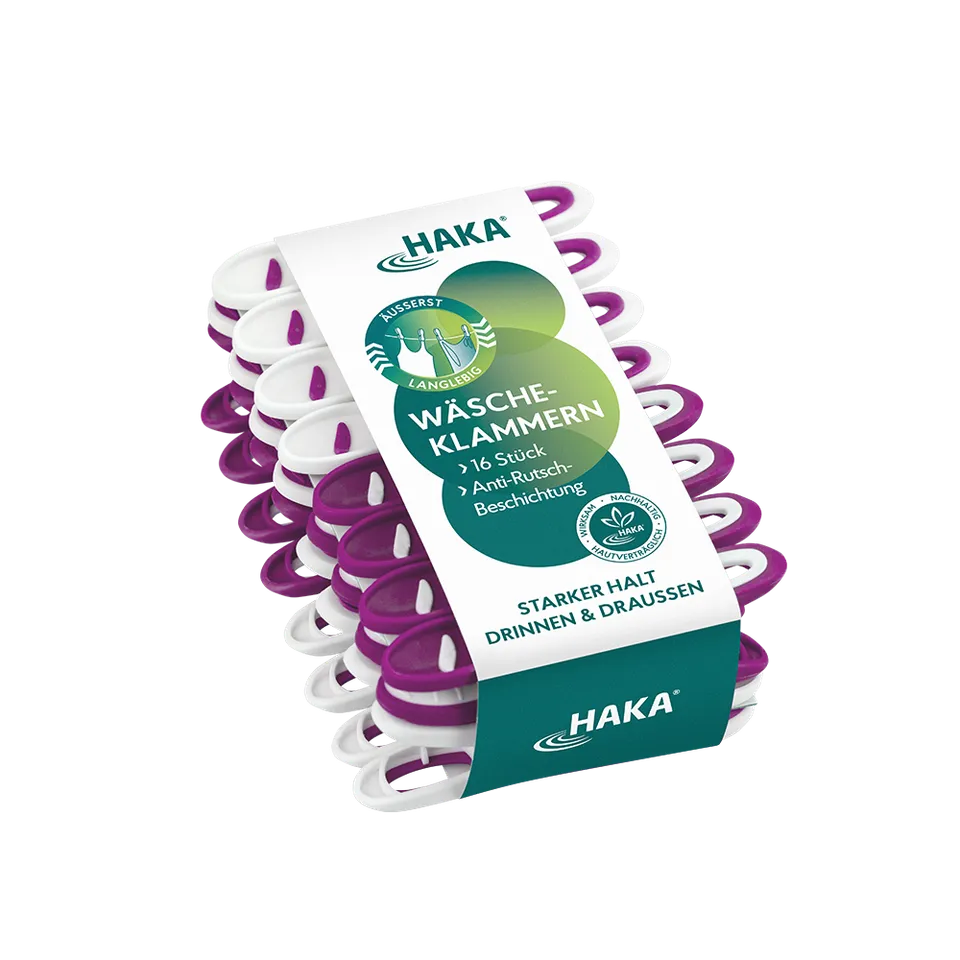 haka-w-scheklammern-brombeer-wei-16-stk image 1
