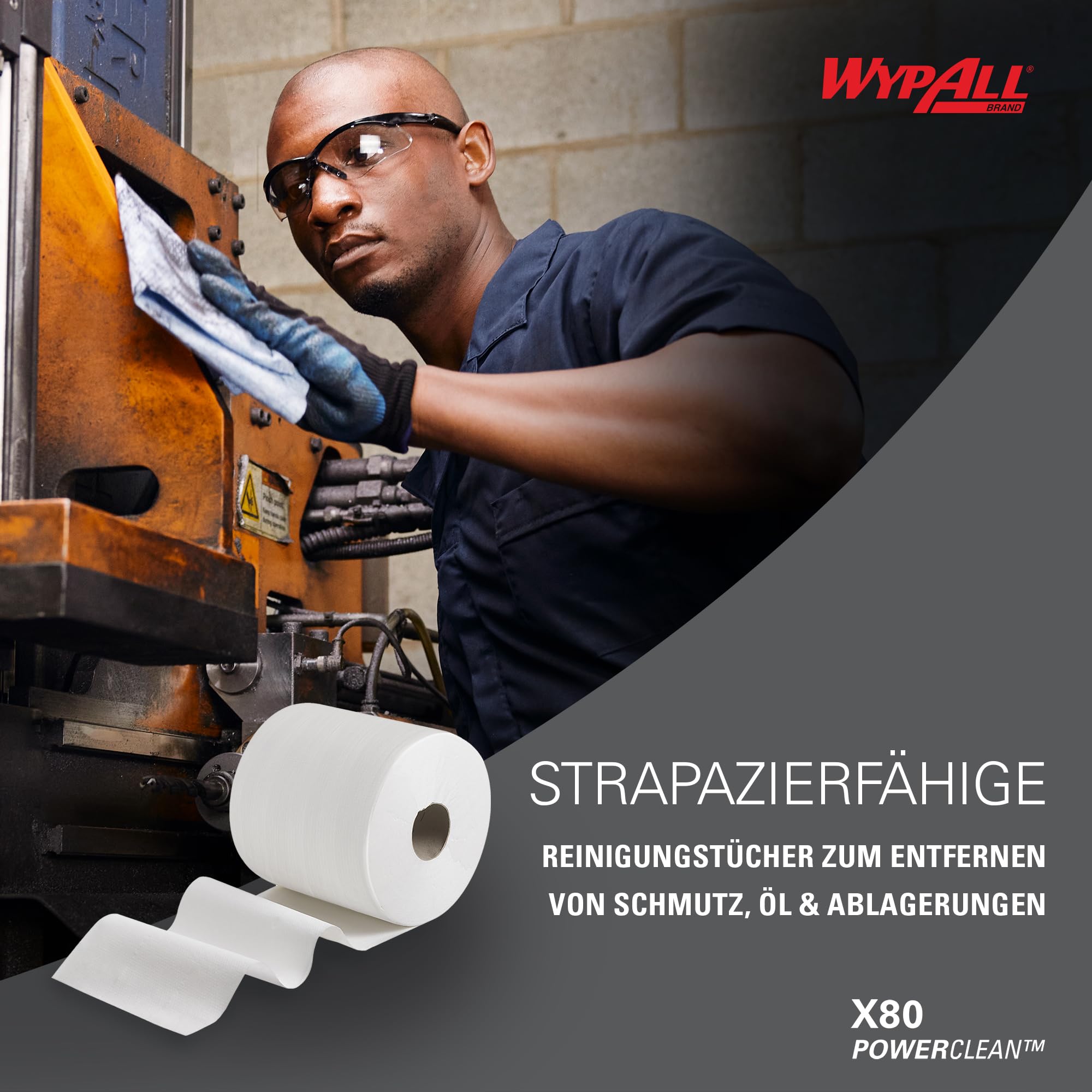 wypall-x80-reinigungst-cher-8377-rolle-1-x-455-t-cher-wei image 7