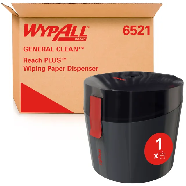 wypall-reach-plus-wischtuchspender-6521-f-r-zentralentnahme-rollen image 1