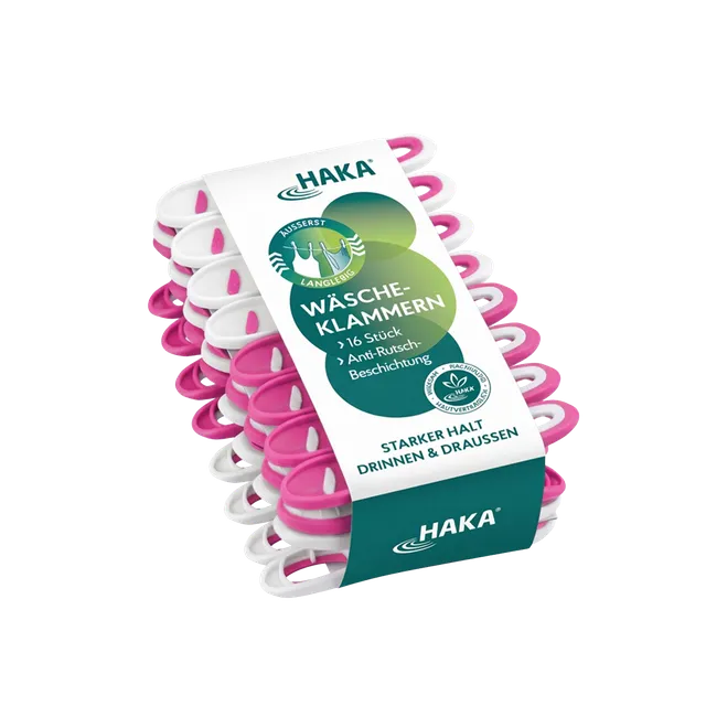haka-w-scheklammern-pink-wei-16-st-ck-wetterfest image 1