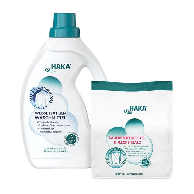 haka-set-strahlend-wei-waschmittel-1l-fleckl-ser-1-5kg image 1