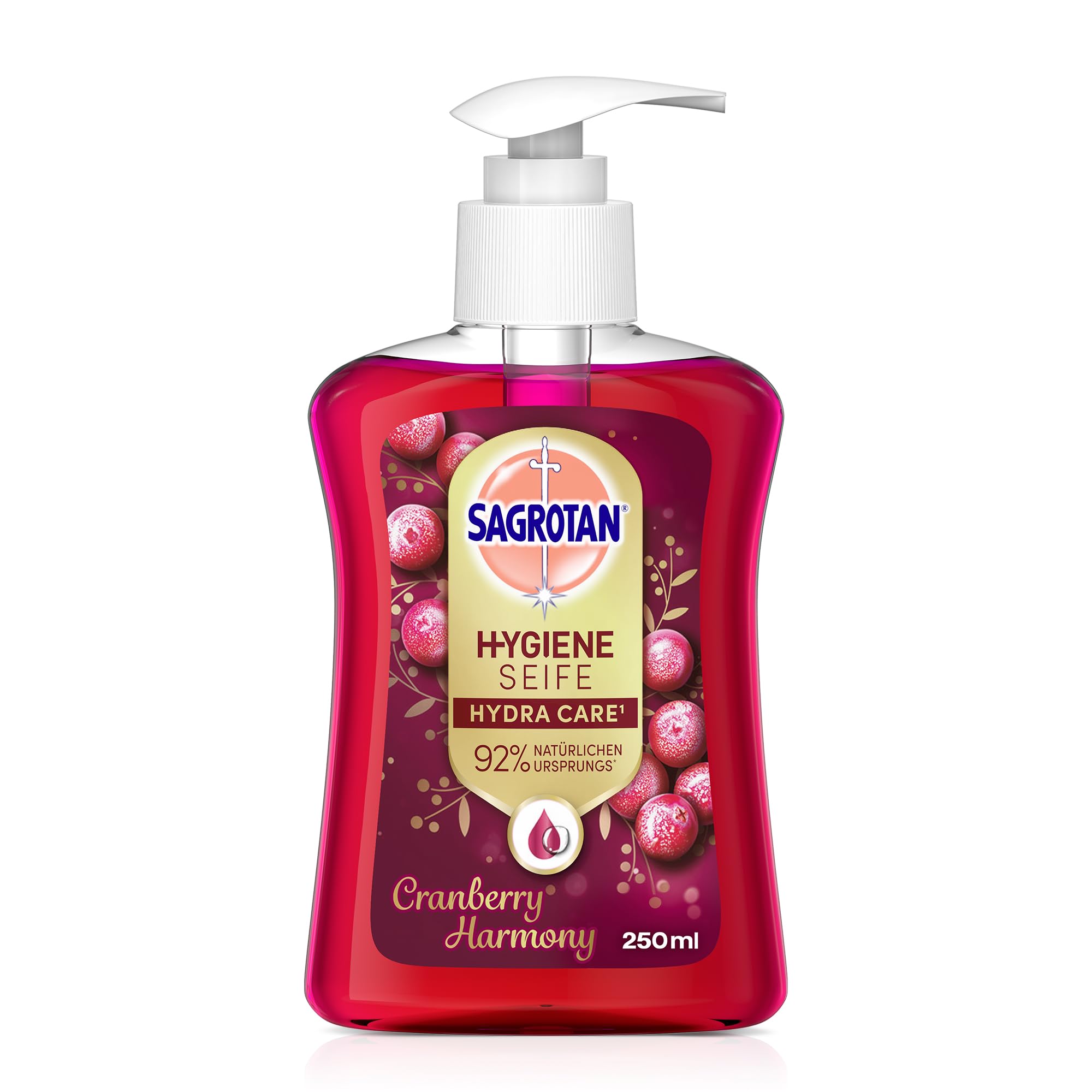 sagrotan-handseife-cranberry-limited-edition-6x250ml-seifenspender image 1