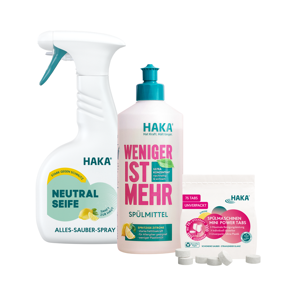 haka-k-chen-geschirr-starter-set-spray-sp-lmittel-tabs image 1