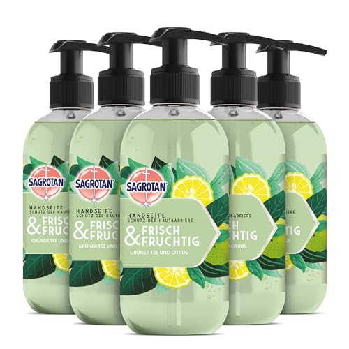 sagrotan-handseife-frisch-und-fruchtig-fl-ssigseife-5-x-300-ml image 8