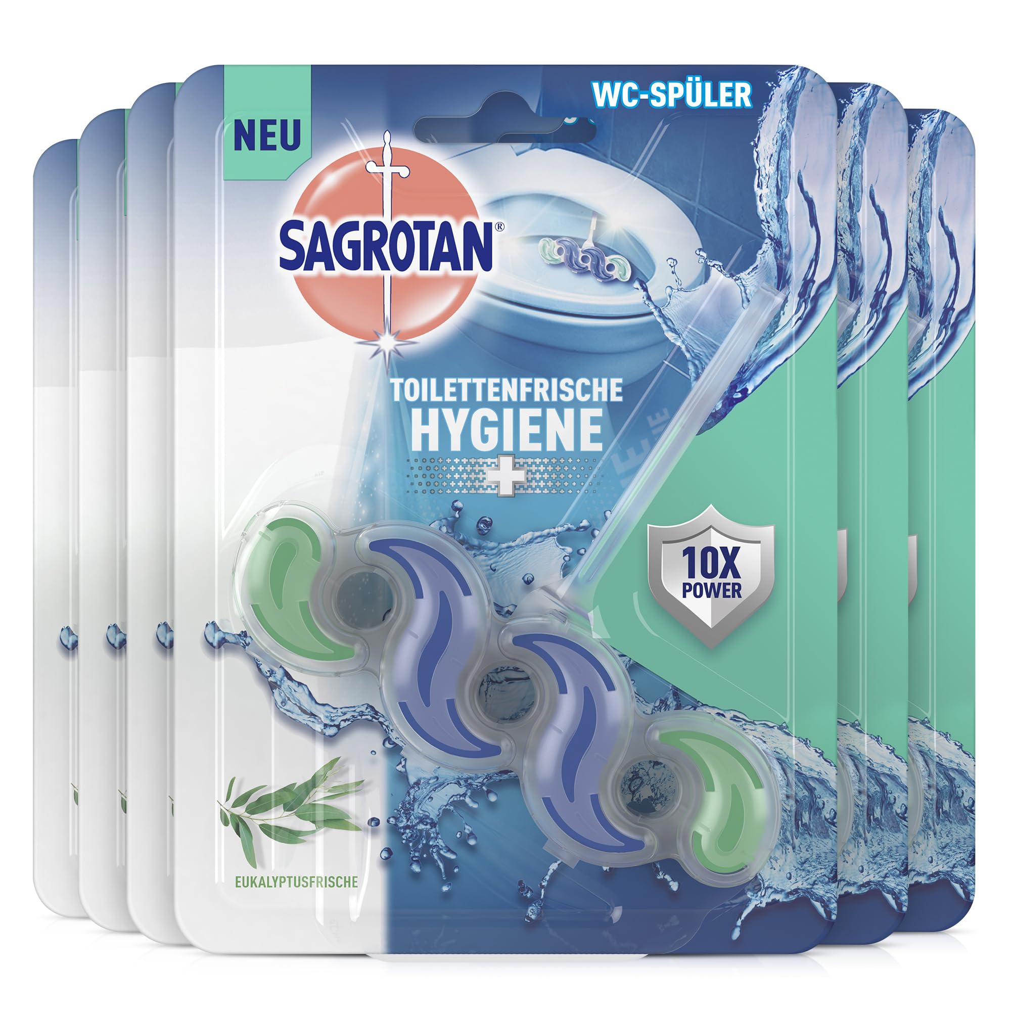 sagrotan-toilettenfrische-hygiene-plus-wc-sp-ler-eukalyptusfrische-6er-pack image 1