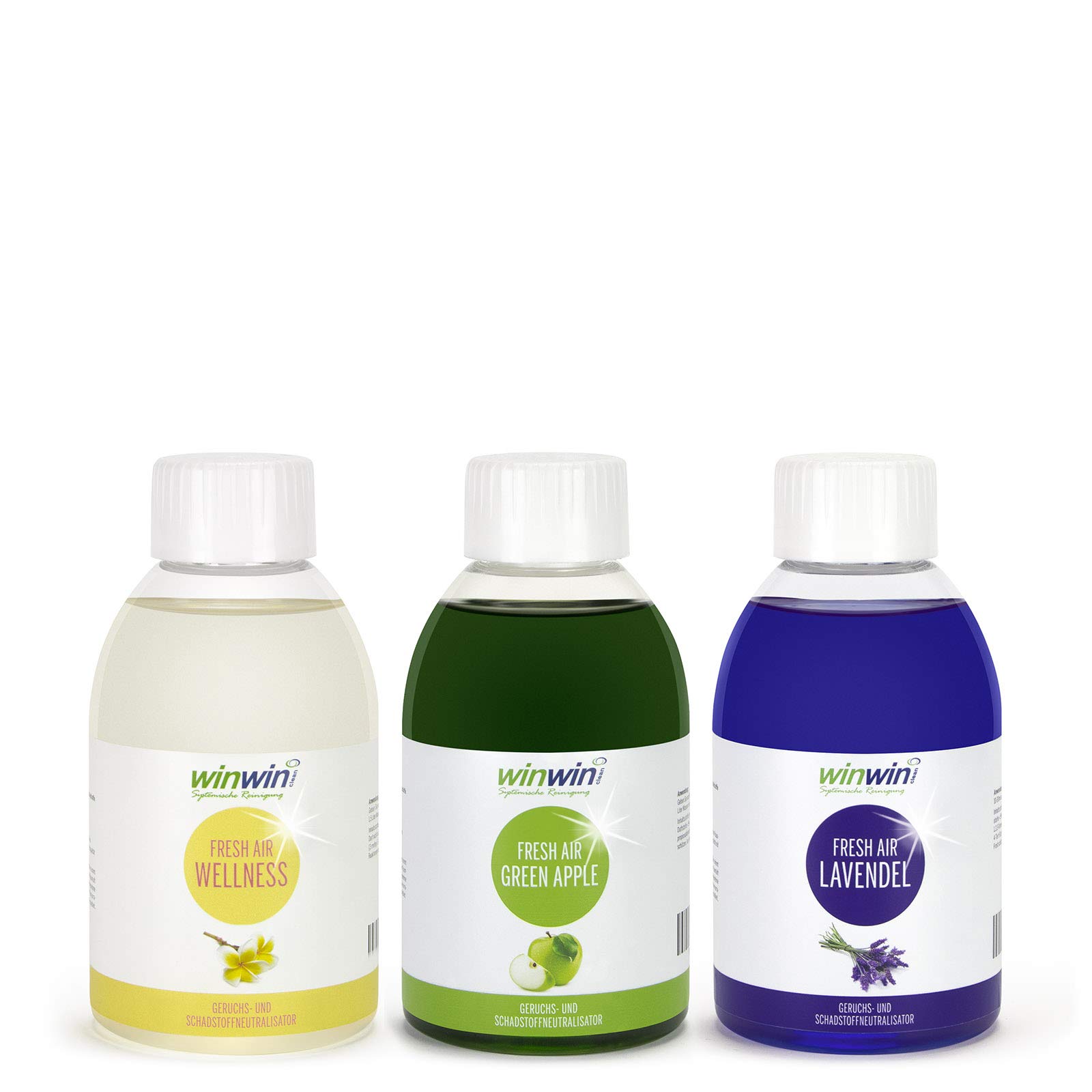 winwinclean-fresh-air-raumluftdeo-set-3x250ml-wellness-lavendel-green-apple image 1
