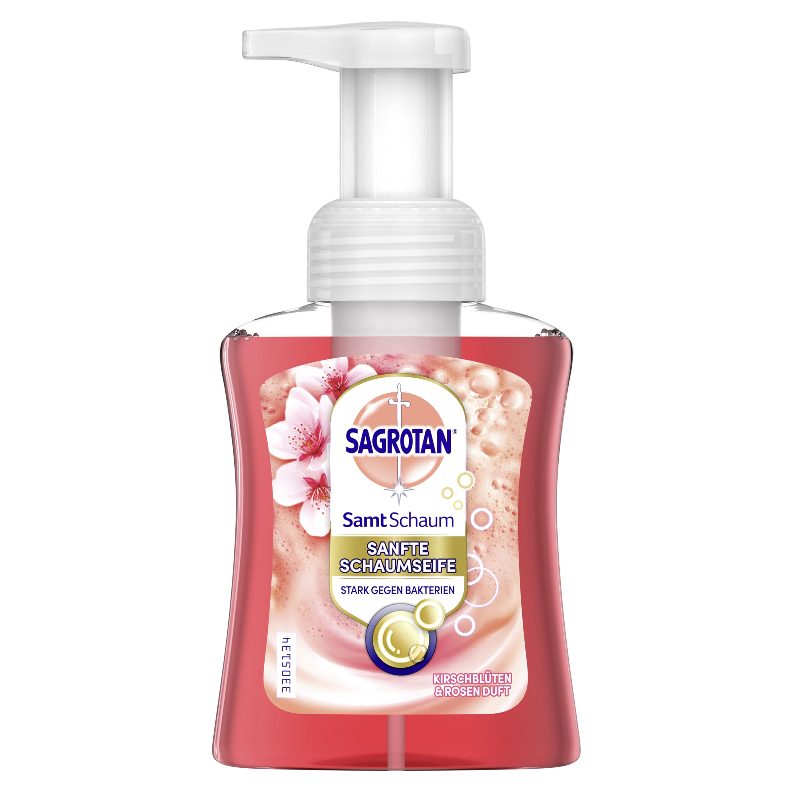 sagrotan-samt-schaum-seife-kirschbl-te-rose-250-ml-schaumseife image 2
