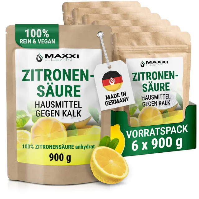 maxxi-clean-zitronens-ure-pulver-5-4-kg-lebensmittelqualit-t-e330 image 1