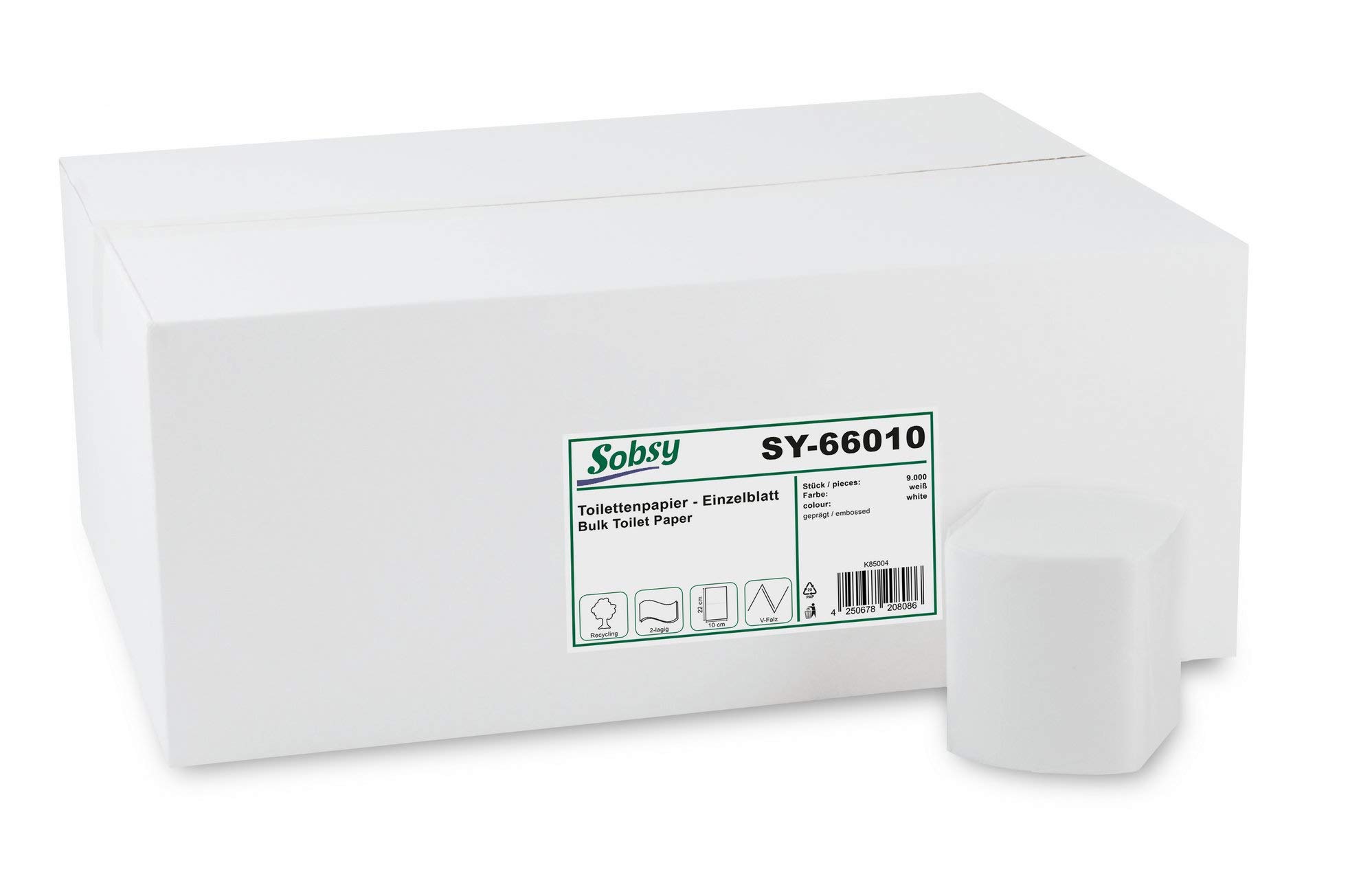 sobsy-toilettenpapier-einzelblatt-sy-66010-2-lagig-recyclingwei image 1
