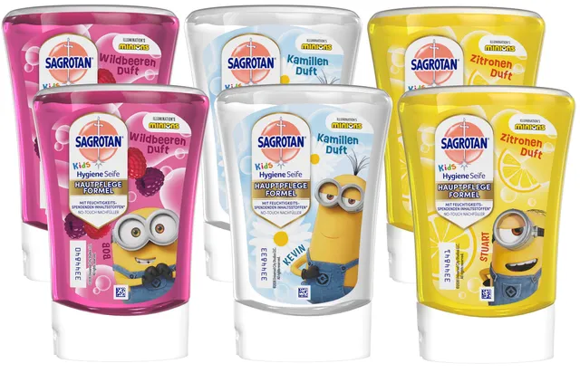 sagrotan-no-touch-kids-nachf-ller-mix-set-wilde-beeren-6-x-250-ml image 1