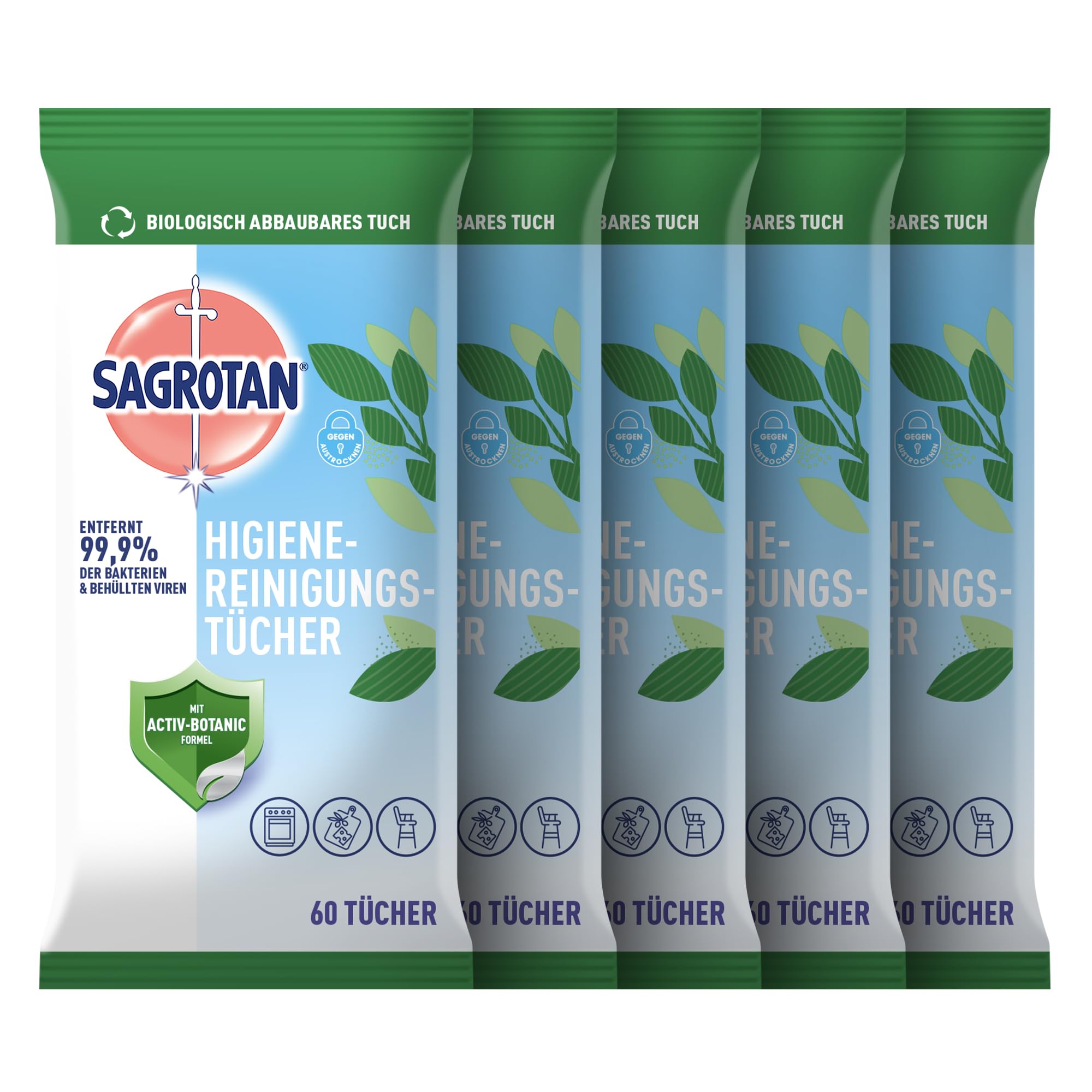 sagrotan-hygienereinigungst-cher-geruchsneutral-5-x-60-t-cher image 1