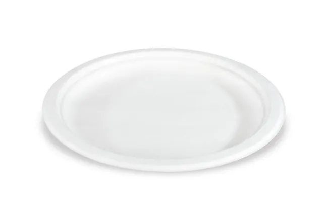 sobsy-pappteller-rund-aus-zuckerrohr-23-cm-wei-500-st-ck image 1
