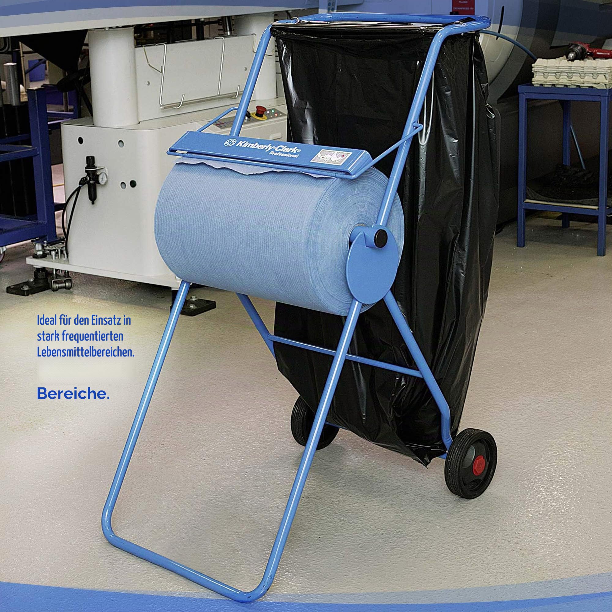 wypall-wischtuchspender-6155-mobiler-blauer-spender image 5