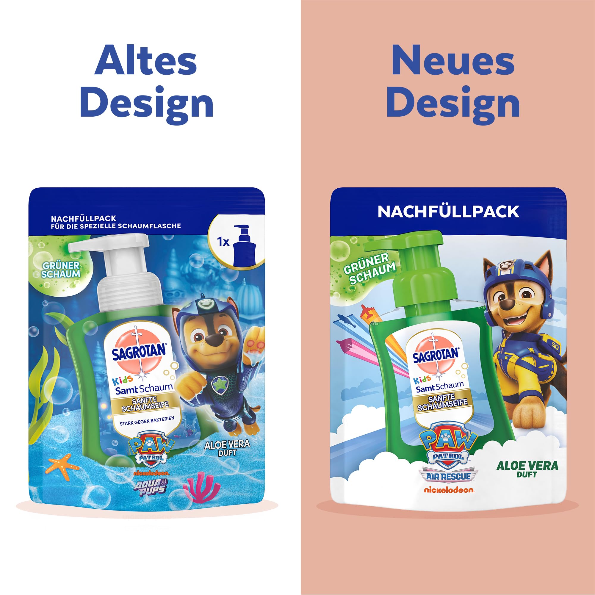 sagrotan-kids-schaumseife-aloe-vera-nachf-ller-8x250ml-paw-patrol image 3