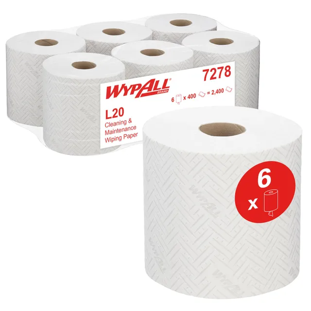 wypall-l20-papierreinigungst-cher-7278-6-rollen-x-400-t-cher-zentralentnahme image 1