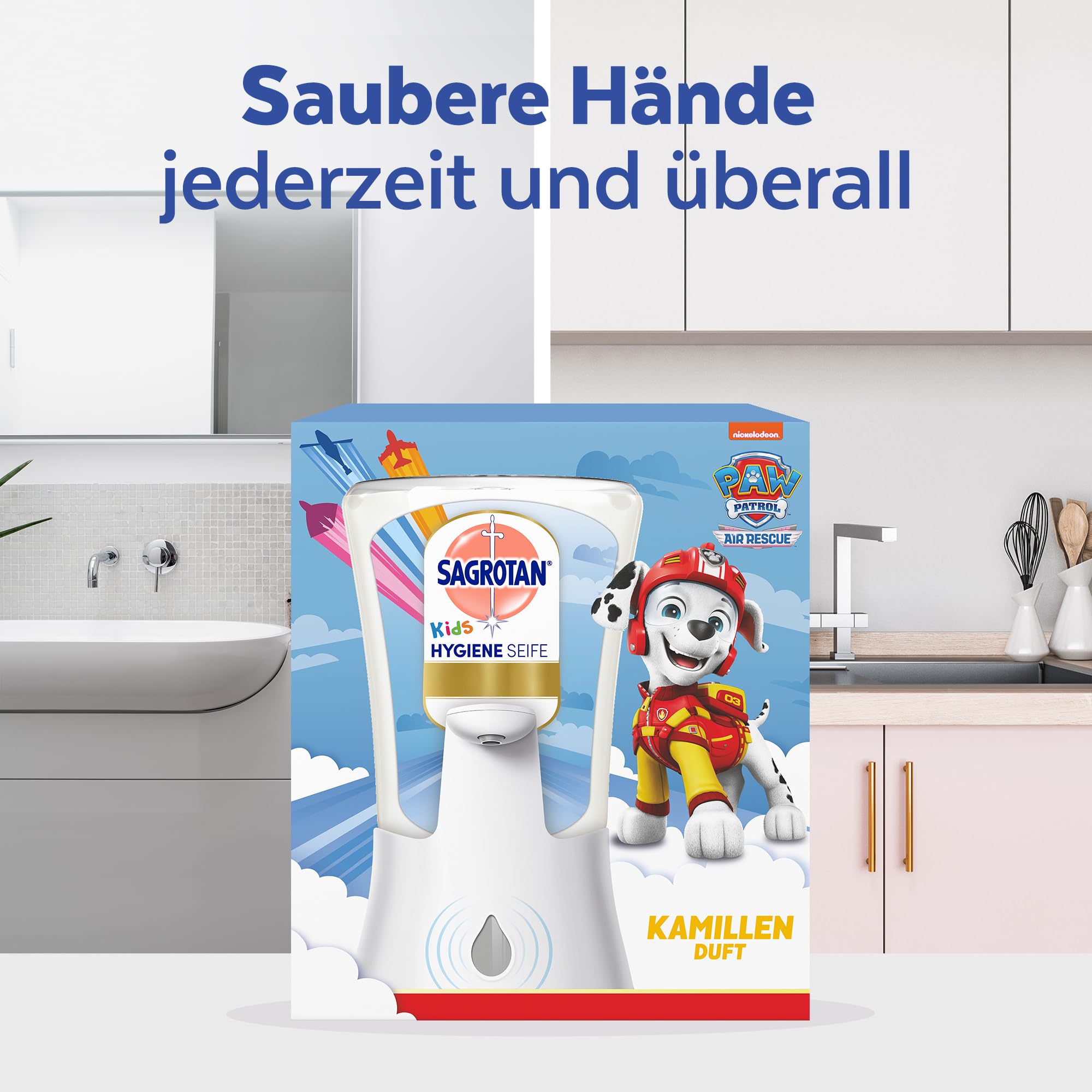 sagrotan-no-touch-kids-hygiene-seife-starter-set-kamille-automatischer-seifenspe image 5